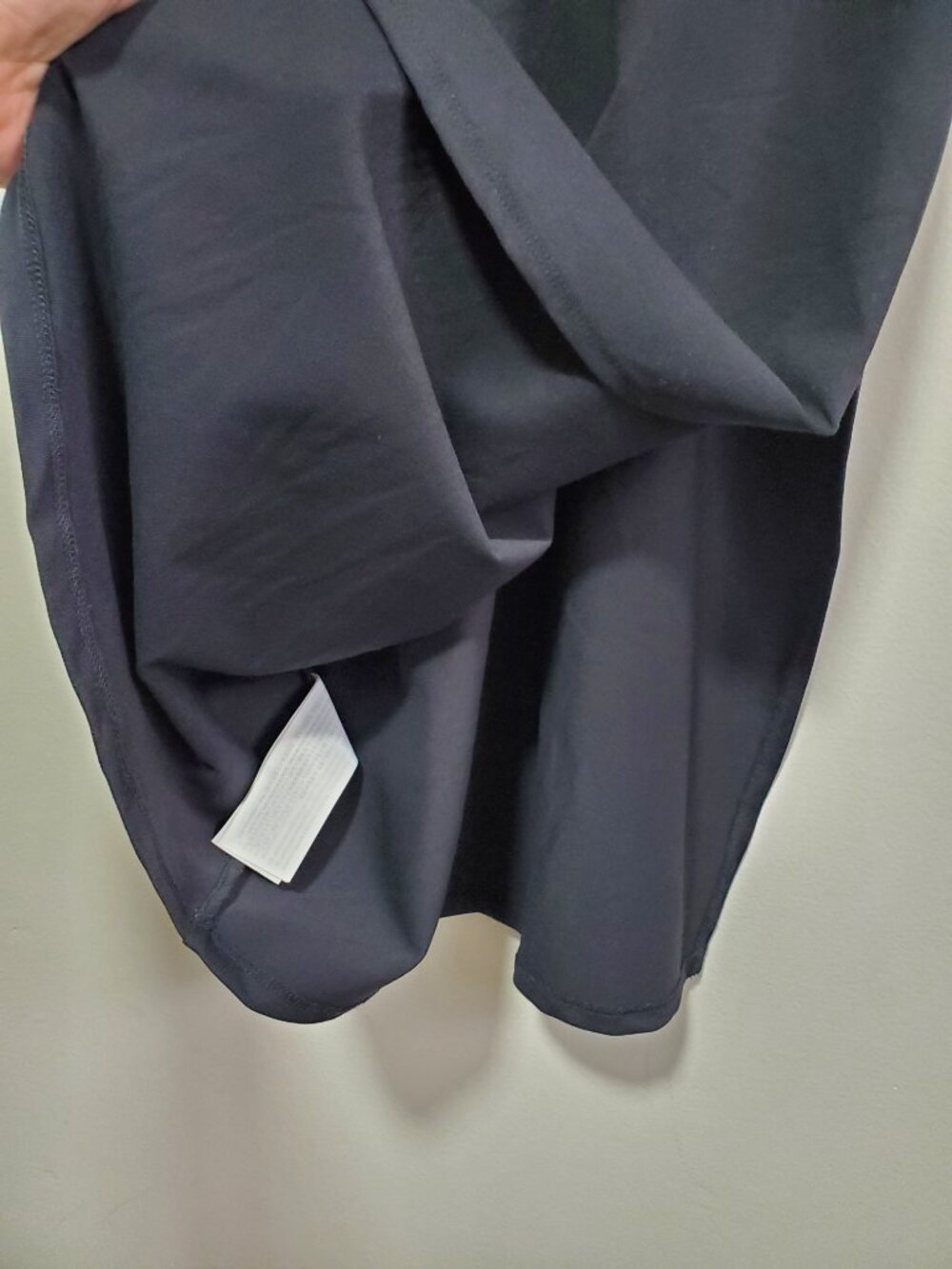ABERCROMBIE & FITCH Bodycon Midi Dress Black XS V-Neck Stretch Empire Waist LBD - Picture 6 of 14